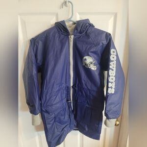 Dallas cowboys youth raincoat